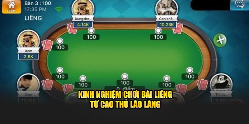 Kinh nghiệm chơi Bài liêng từ cao thủ lão làng j88